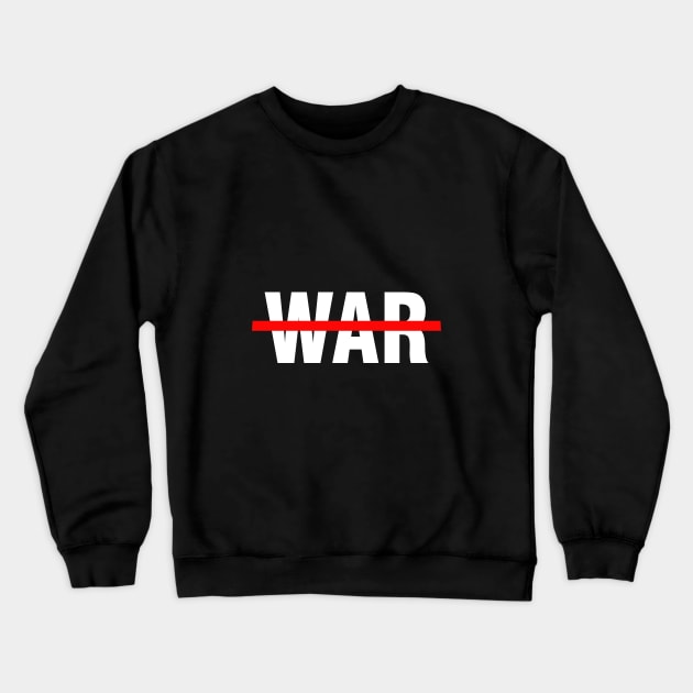 no more/stop the war Crewneck Sweatshirt by Medcomix